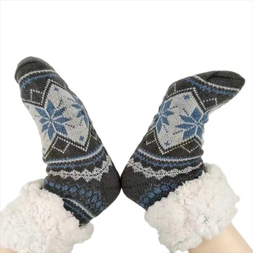 Winter Mens Fluffy Warm Short Plus Velvet Soft Thermal Non Slip Floor Fuzzy Sock Male Thickened Gifts 2023 New In LX241102