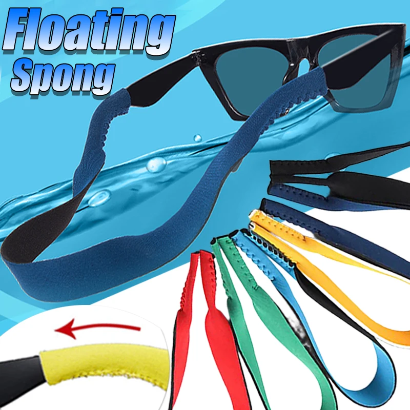 Floating Sunglasses Straps Eyewear Retainer Soft Eyewear Holder Neoprene Eyeglass Strap for Sports Outdoors Water Activities