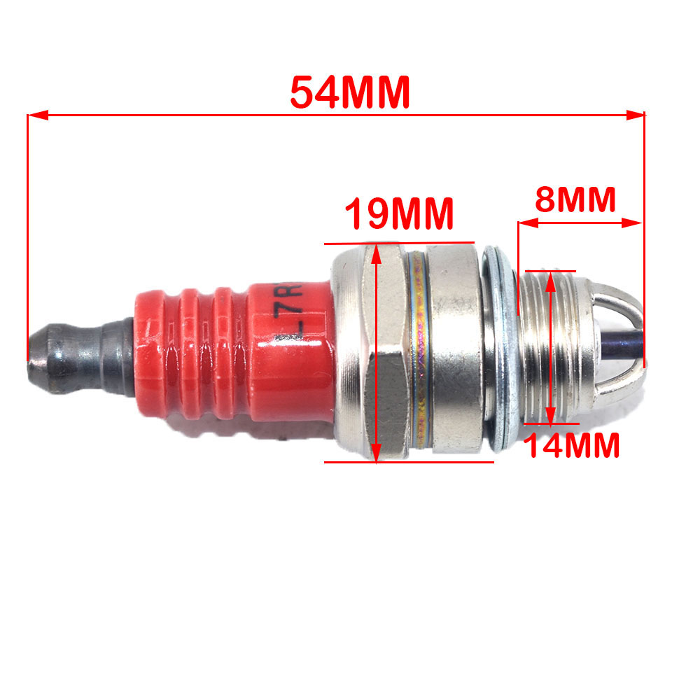 Three-sided Pole Spark Plug L7TJC for Gasoline Chainsaw and Brush Cutter