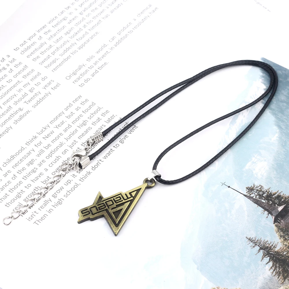 SG Hot Antique Bronze Steins Gate Badge Necklaces Pendants Amadeus Makise The Fate of The Stone Keyring OSHMKUFA Jewelry
