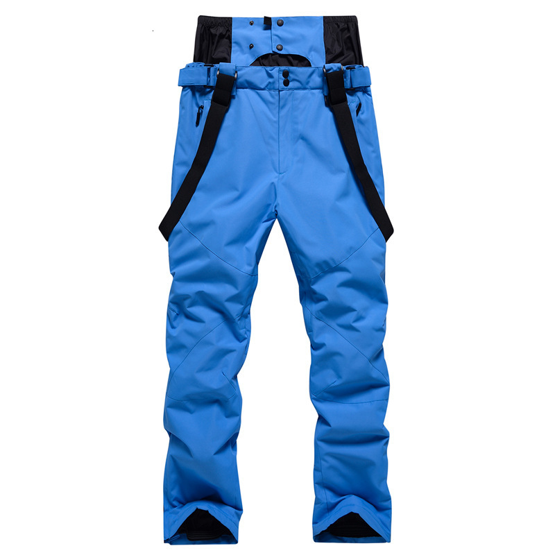 High Quality New Outdoor Windproof Waterproof Breathable Double Layer Winter Ski Pants Snow Trousers Ski Snowboarding Pants Ma