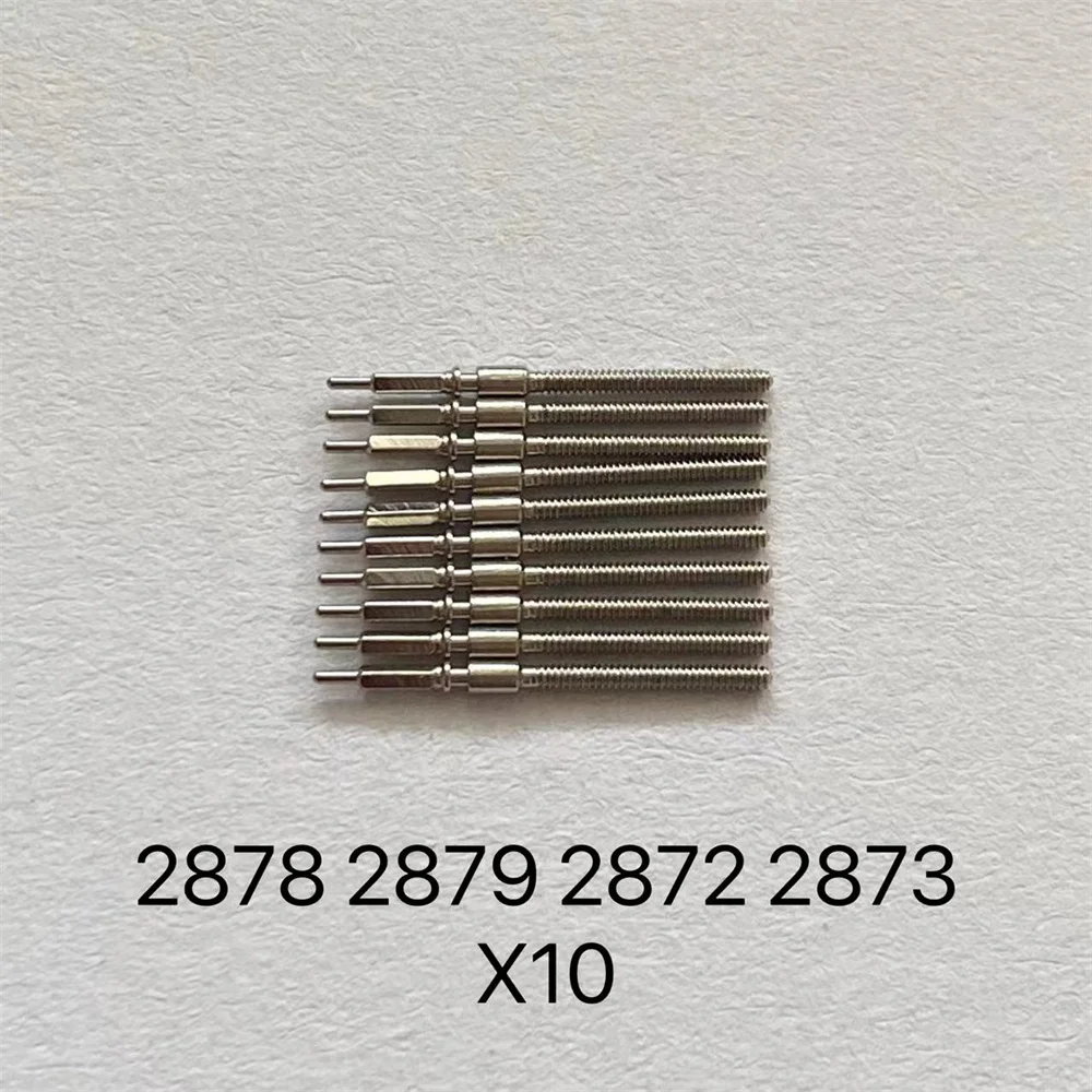10pcs Watch Repair Movement Winding Stems parts For 2813 8200 2836 2824 NH35 SW200 Movement Accessories Watch Movement Stems