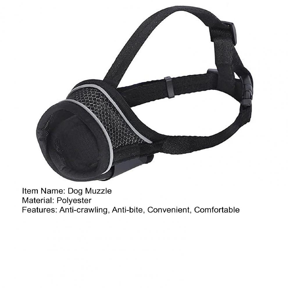 Dog Muzzle Breathable Anti Barking Dog Muzzle Adjustable Comfortable Pet Muzzle Anti-chewing Anti-biting Dog Muzzle Pet Supplies