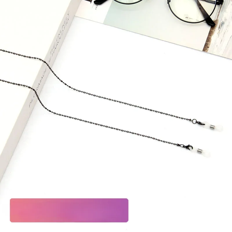 European and American Advanced Sense Glasses Chain Hanging Neck Anti-Slip Chain Hanging Rope Metal Glasses Chain