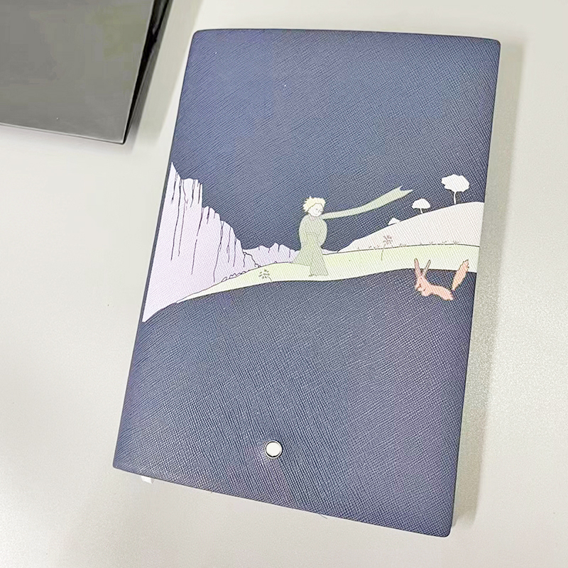 MB #146 Little Prince With The Fox Blue Color Quality Paper Carefully Crafted Notebook Writing Stylish