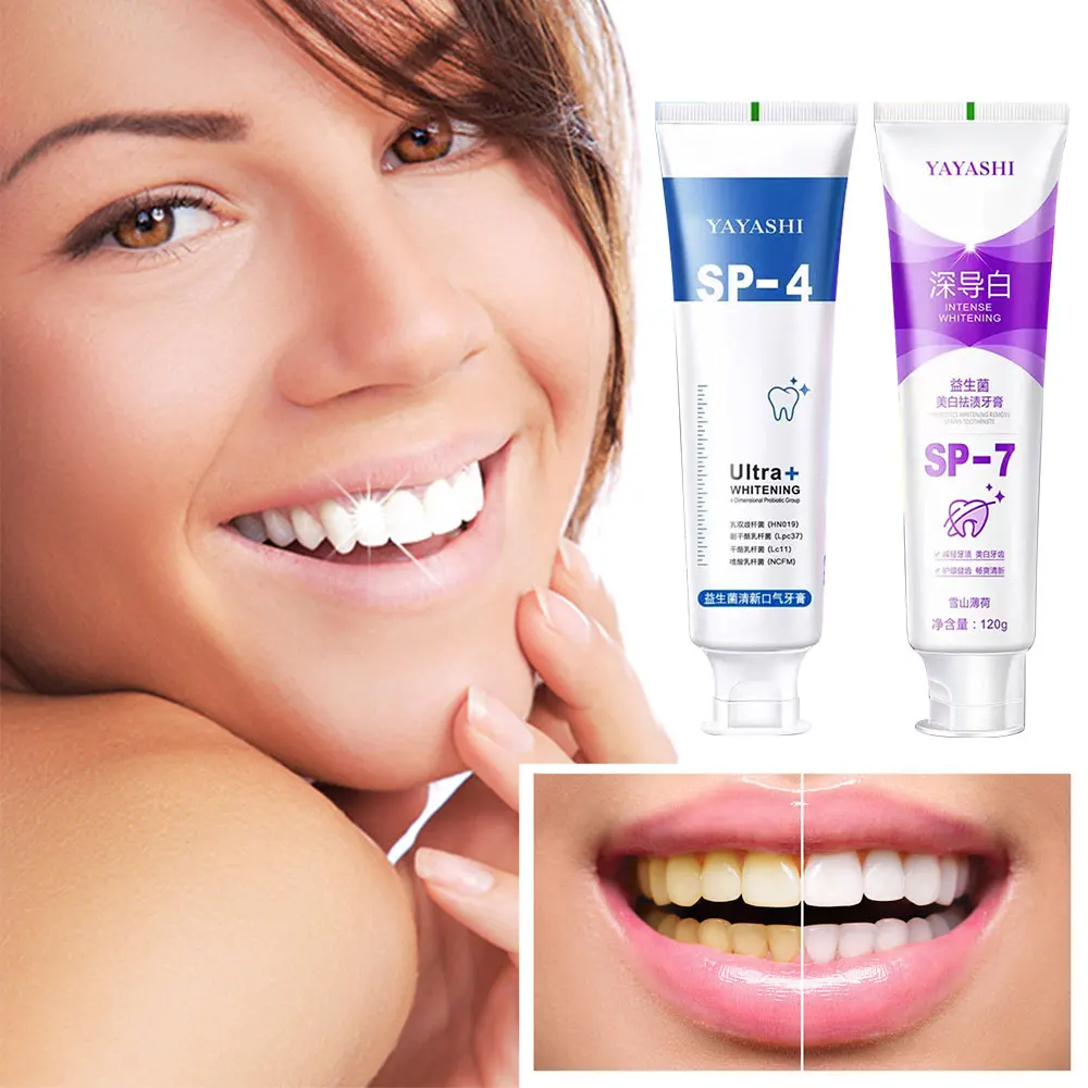 Yayashi sp-4 Toothpaste, All Smiles -Brightening & Stain Removing Toothpaste
