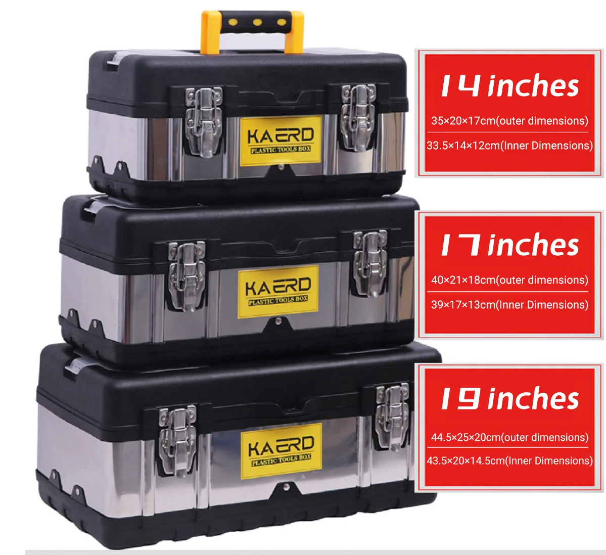 Suitcase Tool Box Toolbox Industrial Grade Multifunctional Tools Storage Box Metal Tools Organizer Boxes