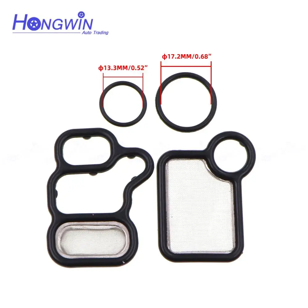 Gasket Spool Vae Filter Solenoid Kit O-Ring For Honda Civic 15815-RAA-A02 15832-PNA-003 15845-RAA-A01 91319-PAA-A01