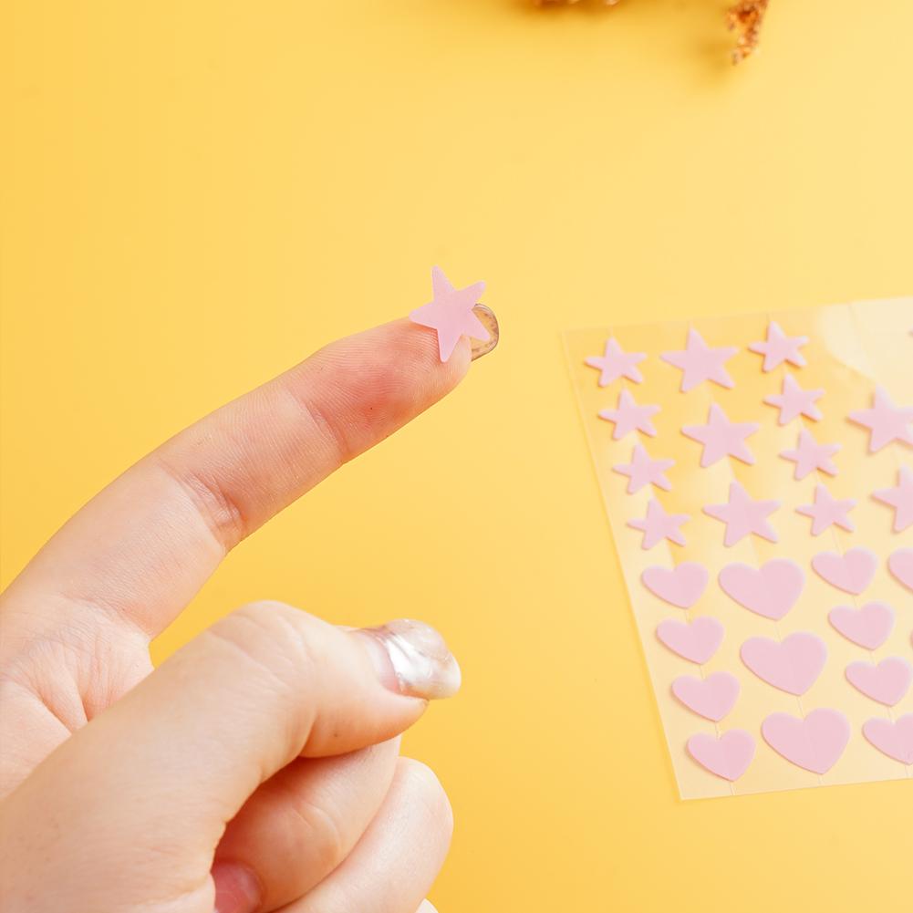 Star Shape Acne Colorful Invisible Hydrocolloid Acne Dots Pimple Patches Face Skin Care Acne Pimple Patch for Most Skin Types