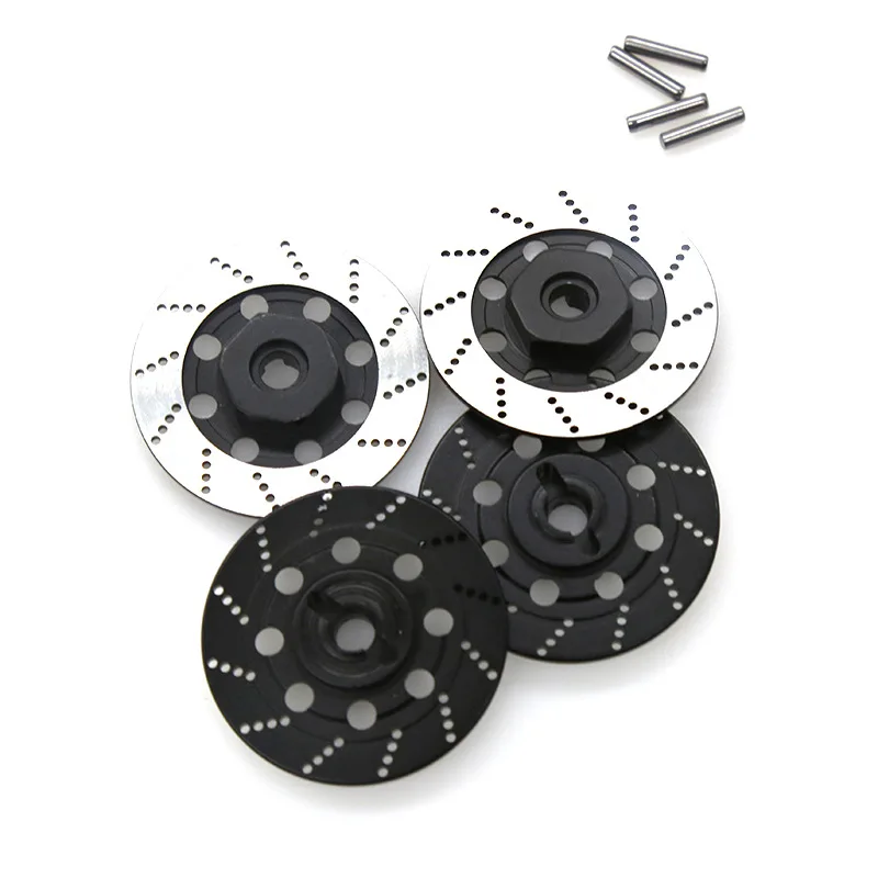 Metal 12mm Wheel Hex Hub Adapter Brake Disc for Tamiya TT01 TT02 HPI HSP 94123 Sakura D4 1/10 RC On Road Racing Car