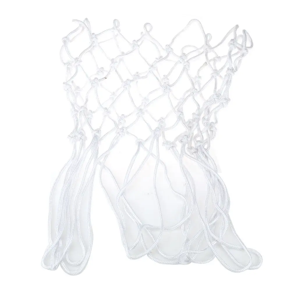 Hoop Deluxe Fits Thread Durable Red standard size Mesh Net Basketball 5