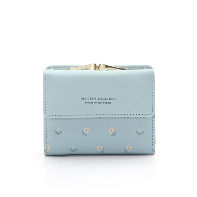 New designer leather pocket women's handbag women's short card holder cute girl wallet Cartera Mujer coin bag