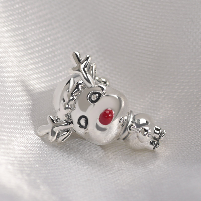 NEW Cute Pet Dog Erha Panda Mimi Cow Castle Bat Squirrel Charm Beads Fit Pendant Charms Silver 925 Original Jewerly Bracelet