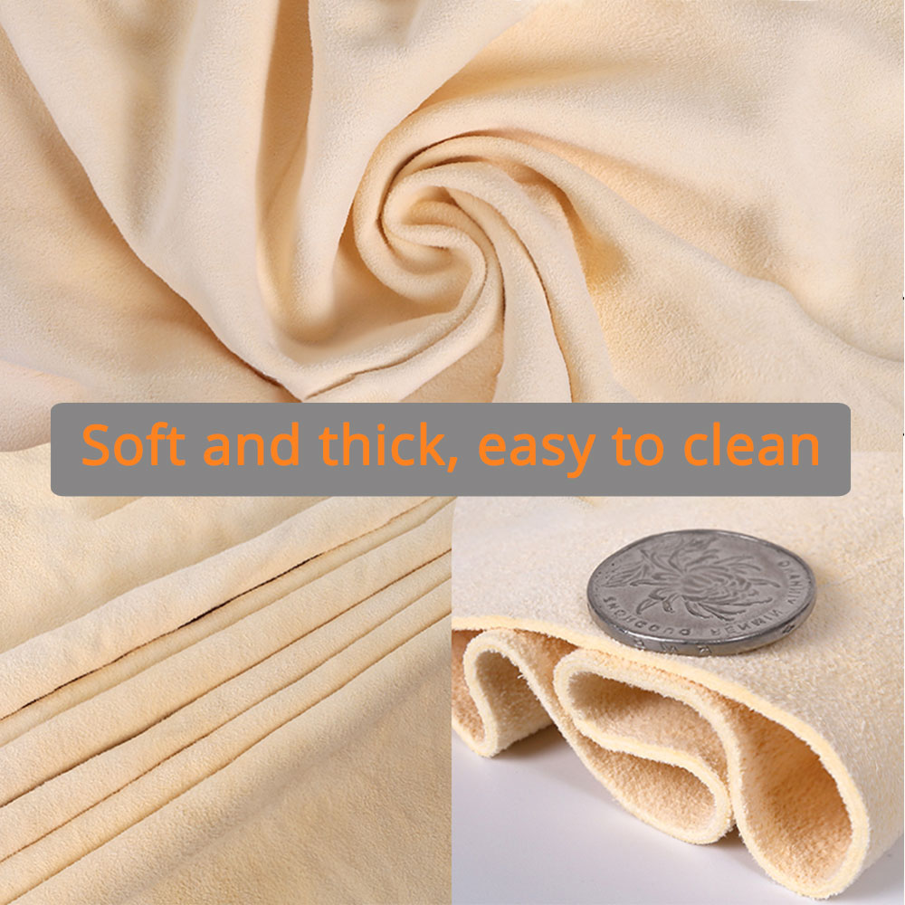 Natural Chamois Leather Car Washing Towels Super Absorbent Car new home 2025 Window Glass Drying Cleaning Cloth Quick Dry car wash towel