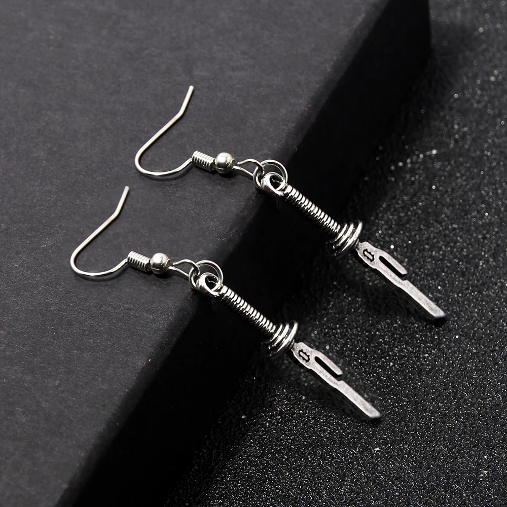 Anime Jujutsu Kaisen Earrings Toji Fushiguro Cosplay Ear Clip For Women Inverted Spear of Heaven Earrings Hip Hop Jewelry Gift