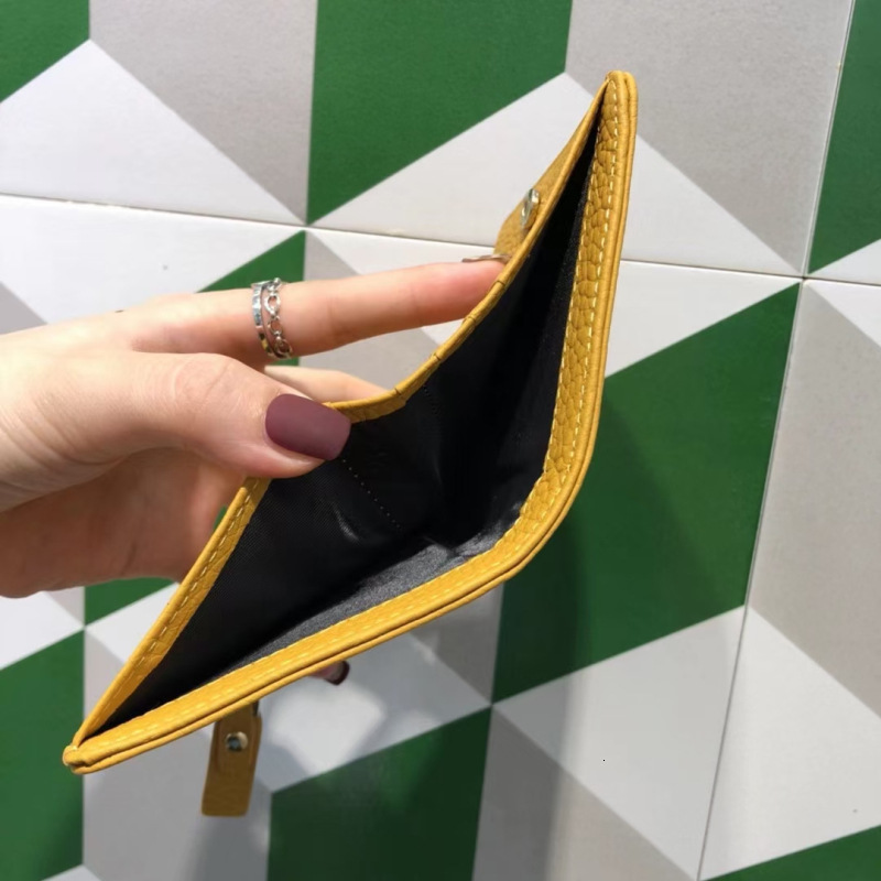 New designer cowhide women's wallet ultra-thin, compact and chic Christmas deer buckle women's genuine leather card clip wallet coin wallet