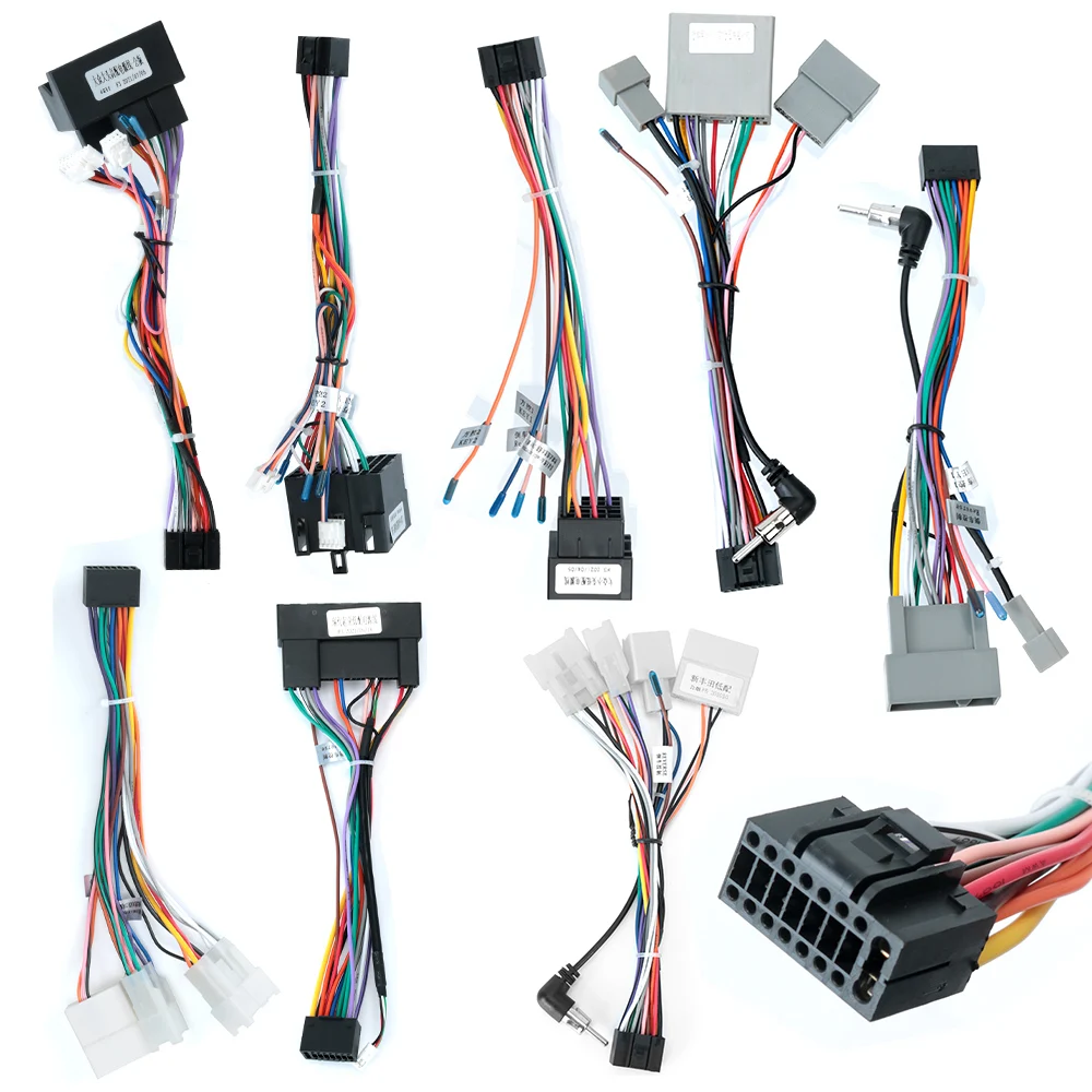 Universal 2 Din Car Android Radio Cable Power Connector