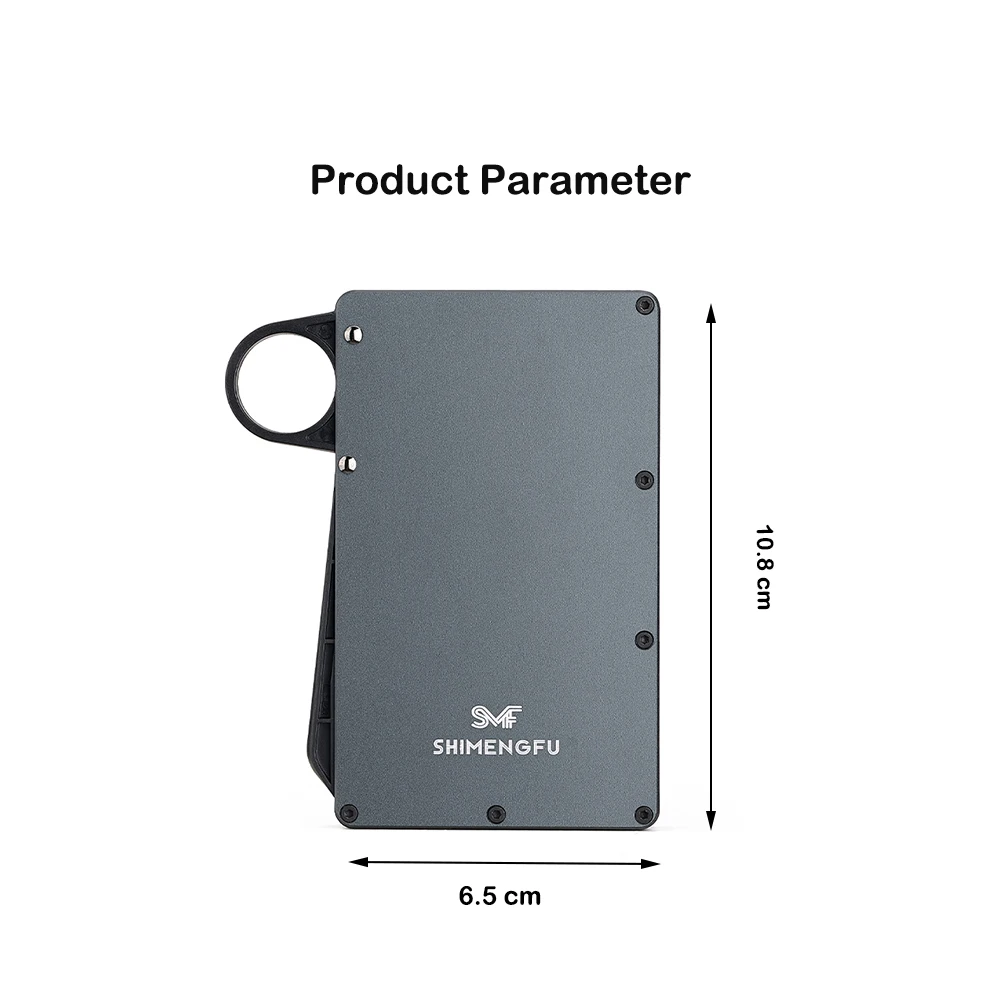 KEMY Pop up Credit Card Holder Wallet New Design Minimalist Rfid Blocking Slim Metal Cardholder Anti Protect for men
