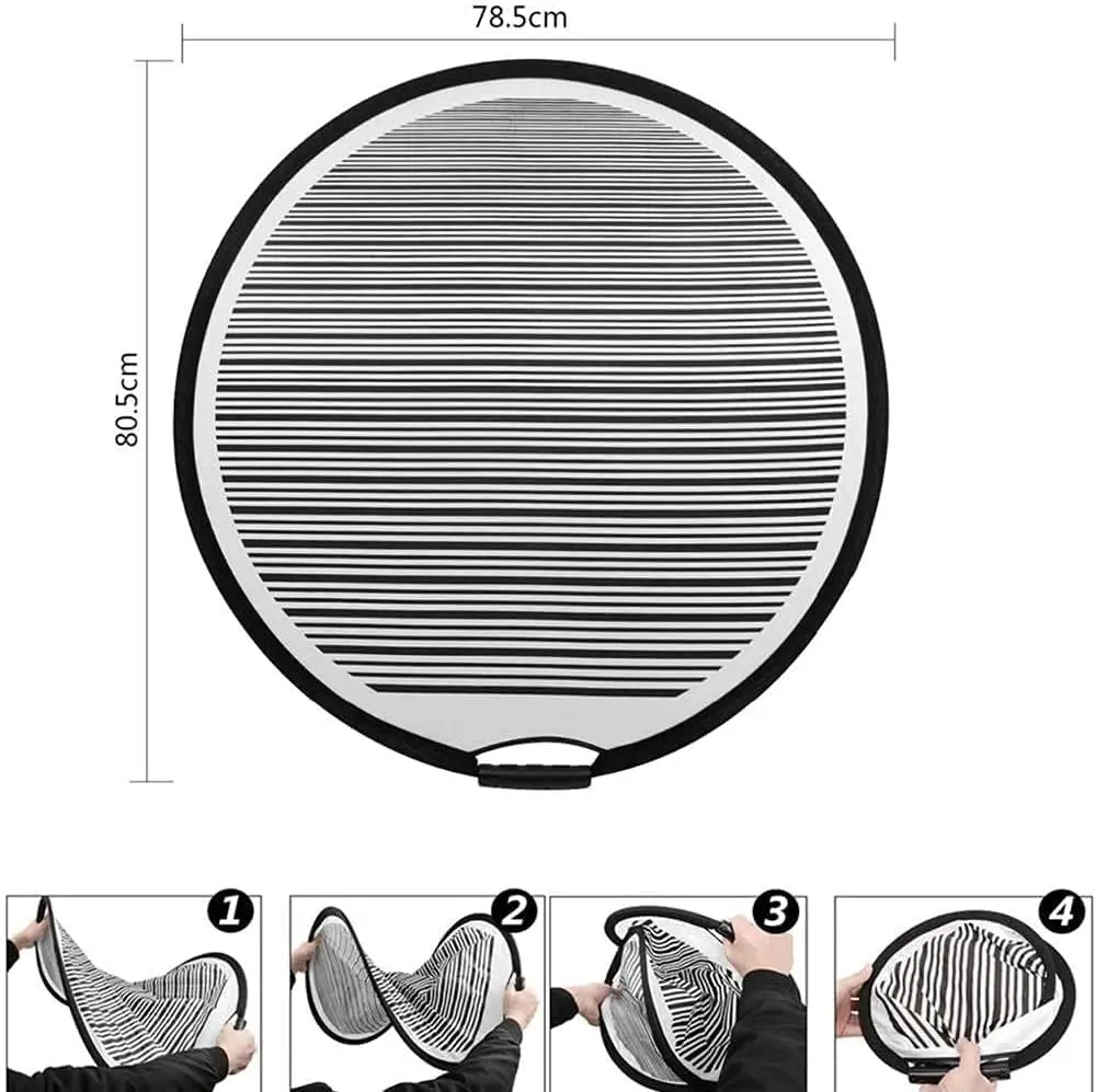 80 cm Dent Foldable Lined Dent Reflector Board Cloth Reflector Line Board Scratch for Car Dent Remover Check Tool hand tools