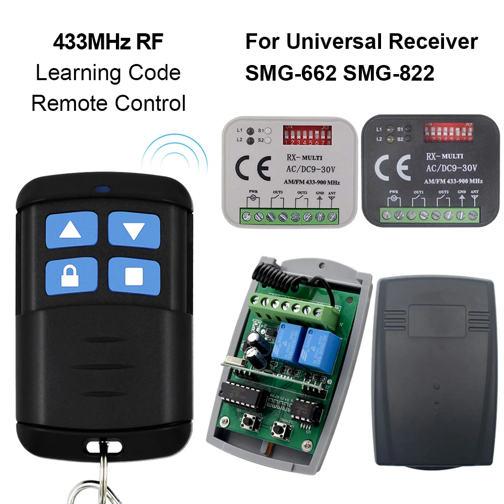 433MHz Remote Control 1527 Learning Code Transmitter Only Work With My Shop's RF Module Wifi eWeLink Tuya Zigbee Smart Switch