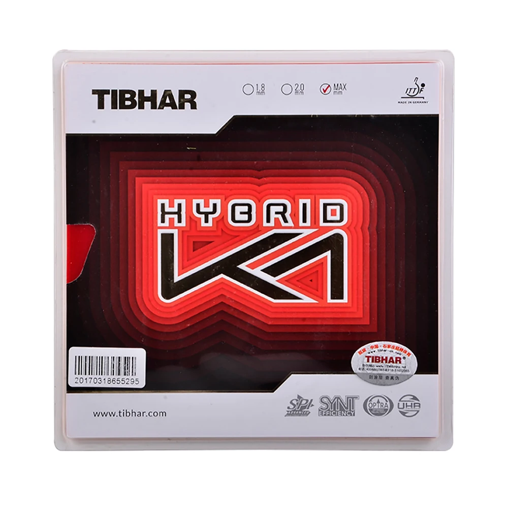 TIBHAR HYBRID K1 / K1 PLUS / K2 / K1 PRO Sticky Forehand Offensive Pimples In Table Tennis Rubber Ping Pong Sponge Original