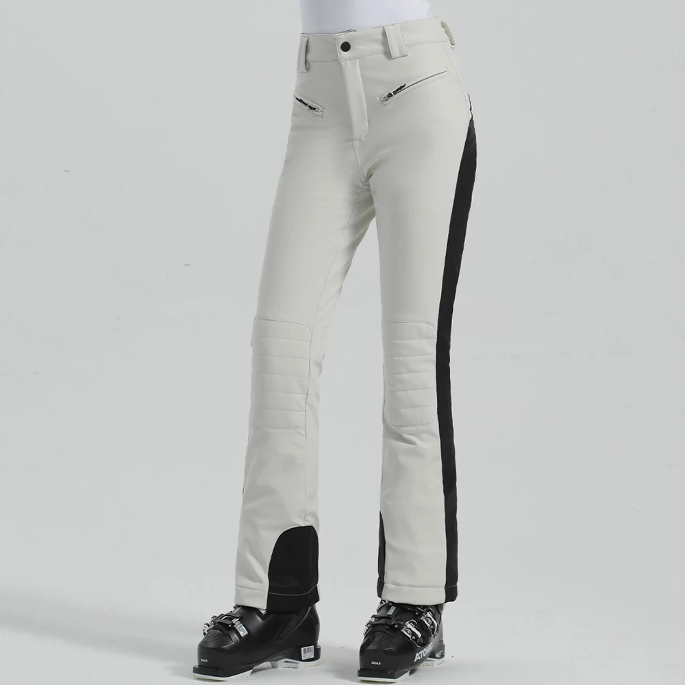 2025 New Ski For Women Waterproof Warm Snow Trousers Outdoor Sport High Elasticity Clothes Winter Alpine Skiing Slim Pants