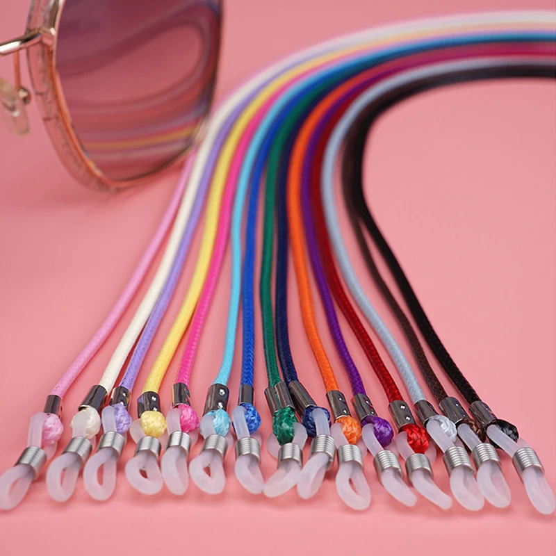 Glasses Strap Neck Cord Adjustable Sunglasses Eyeglasses Rope Lanyard Holder Anti Slip Eyewears Cord Holder Neck Strap Rope
