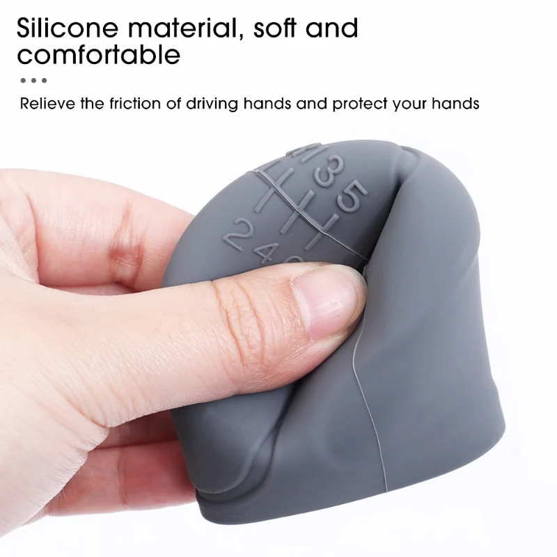 Universal Car Silicone Gear Shift Knob Cover Gear Shift 2025 Non-Slip Grip Handle Protective new Covers Car Interior Accessories