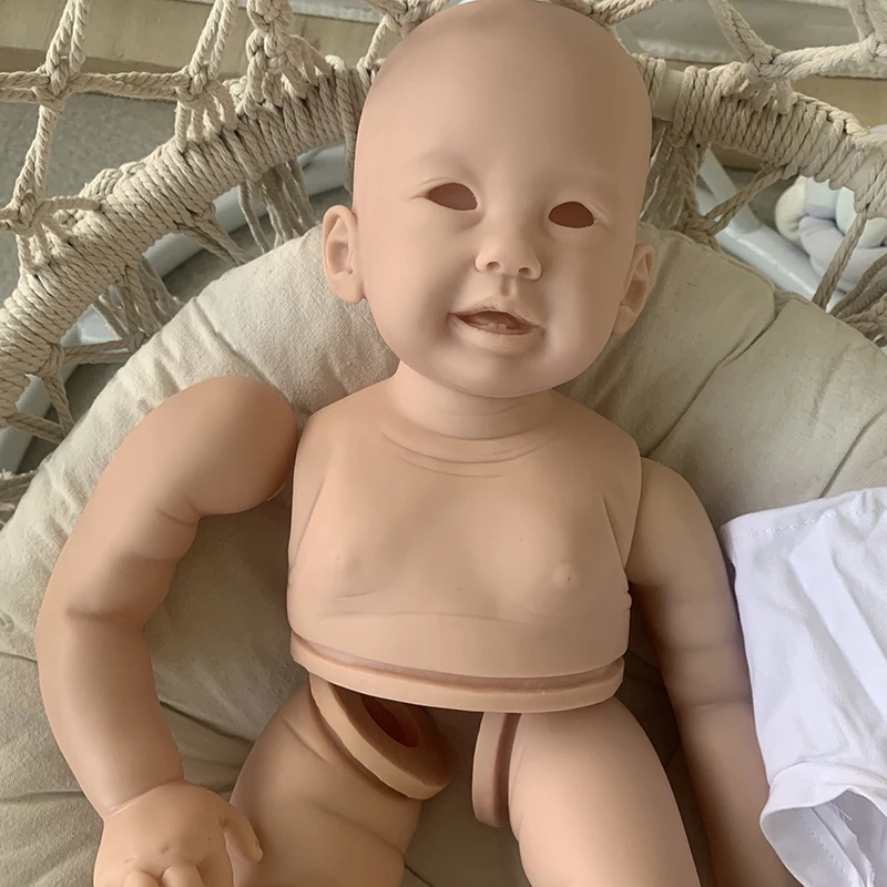 28inch Teegan Reborn Doll Kits Lifelike Reborn Girl In Fresh Color Diy Unfinished Doll Parts Vinyl Reborn Dolls Kit Toys