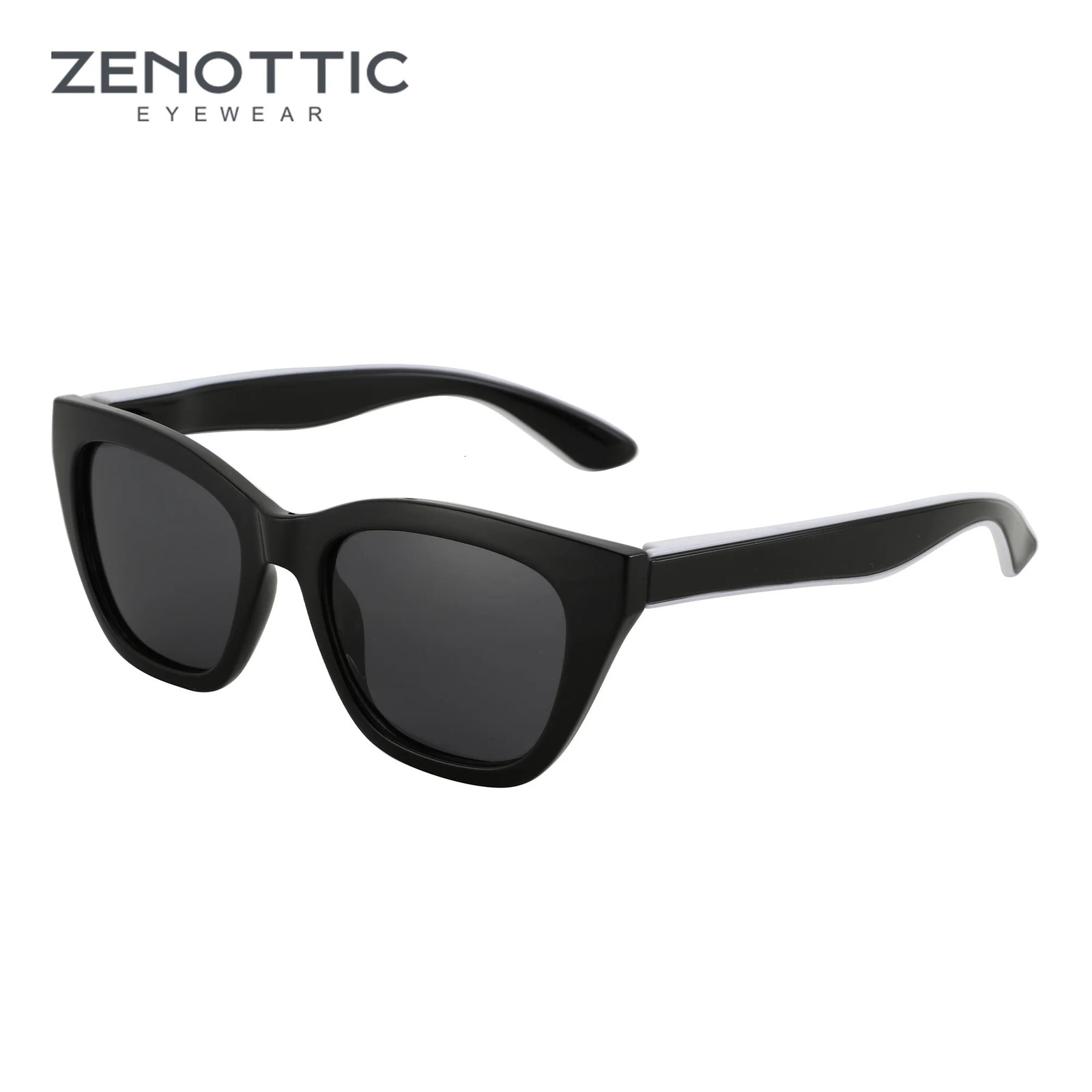 ZENOTTIC Square Polarized Sunglasses 2025 Fashion Women Thick Frame UV400 Women Shopping Gif Protective Sunglasses 241031
