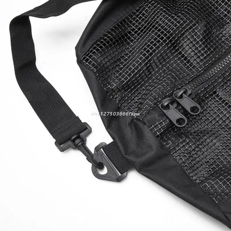 Mesh Dive Bag for or Snorkeling Diving Snorkel Gear Bag Extra Large Beach Bags with Zipper Beach Duffel Bag