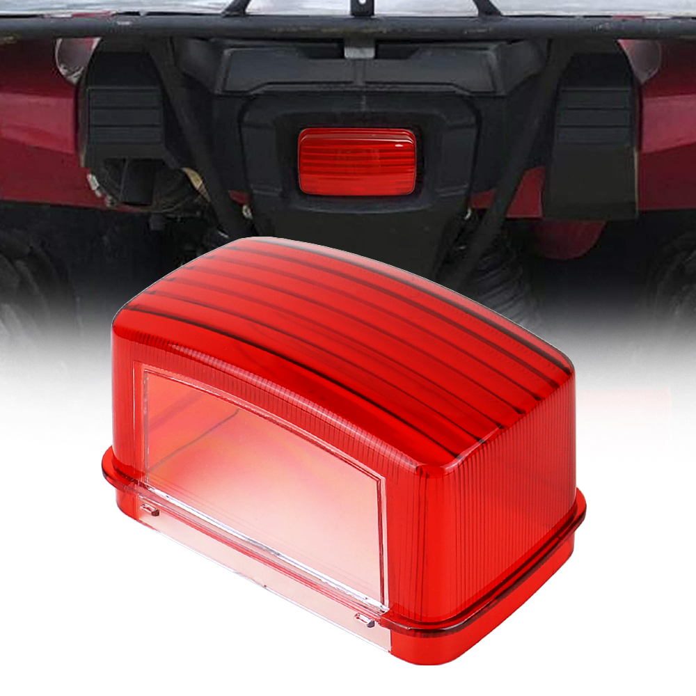 Tail Light Lens ATV Taillight Cover for Yamaha Grizzly Big Bear Bruin Kodiak Wolverine Rhino Viking (No Bullb and Wire)