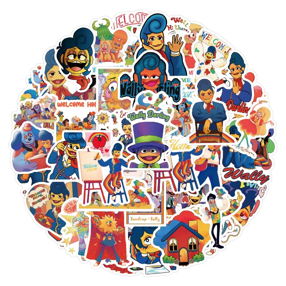 10/50Pcs Welcome Home Wally Darling Stickers Wally Darling graffiti Stickers for DIY Luggage Laptop Skateboard Bicycle Sticer