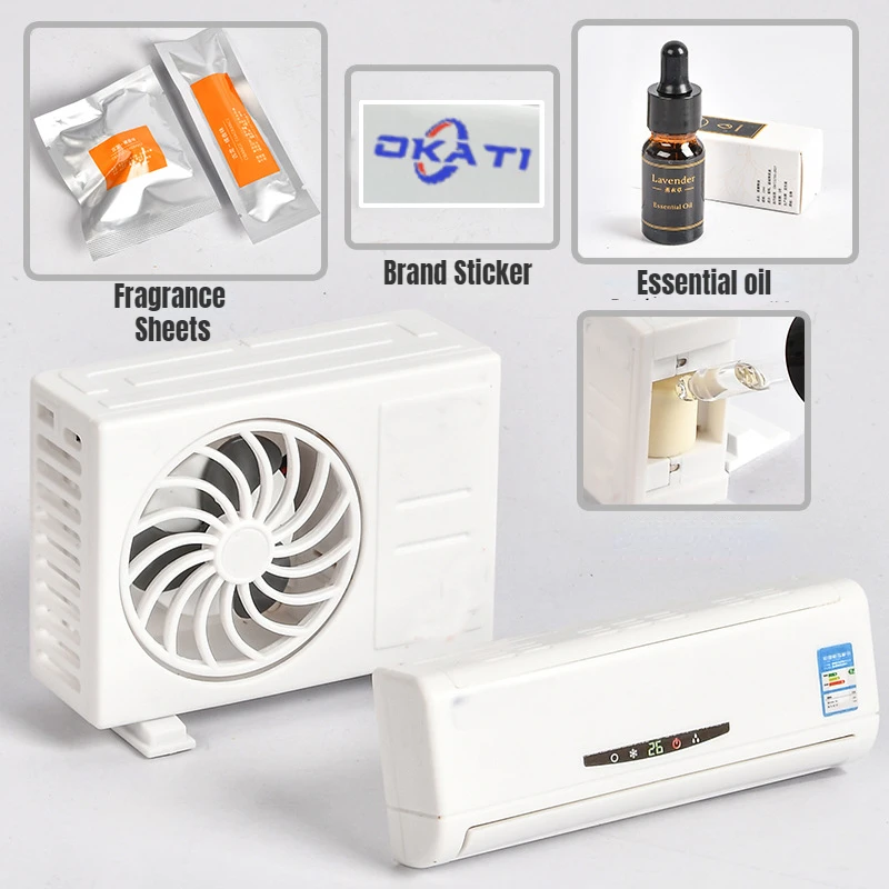 Solar Car Perfume Air Conditioning Model Accessories Perfume Durable High-end Odor Removal Air Outlet Car Fragrance