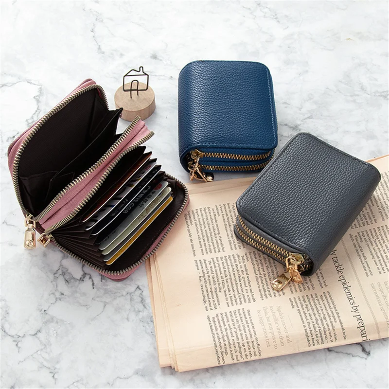 New Women Wallet Woman Zipper Wallet Coin Purse Pouch Ladies Short Wallet Large Capacity Card Holder Bag Accessories