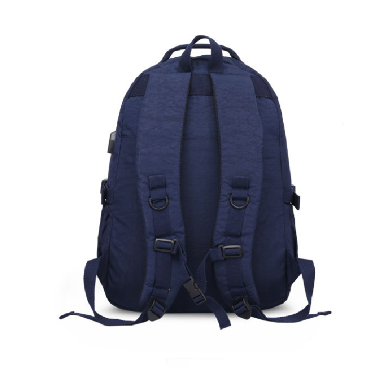 A4 Large Capacity 15.6'' Laptop Women Men Backpack USB Port Schoolbag Lightweight Travel Bag Blue Grey Black Red Purple M1818