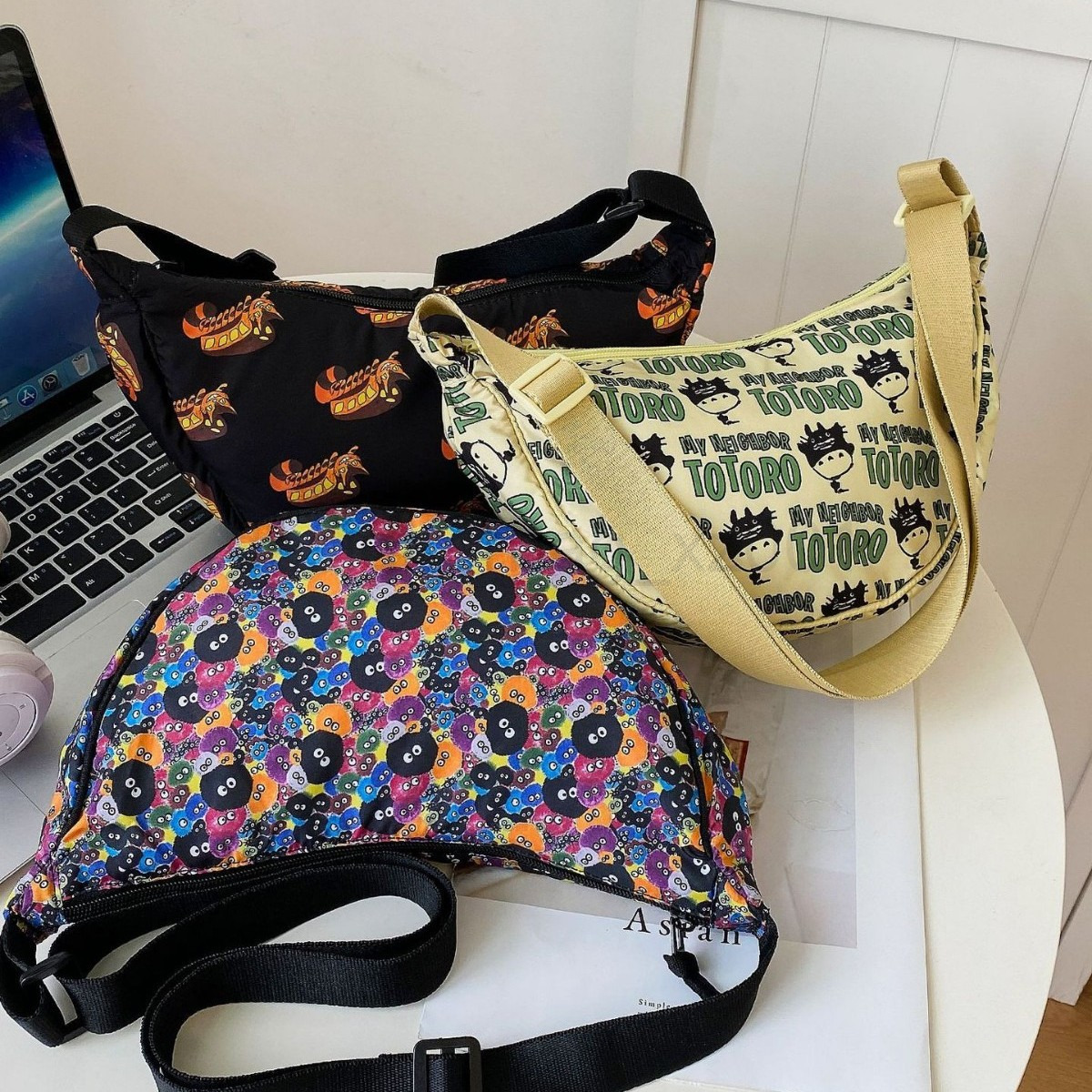 Classic Designer Bag Fashion 10a Top Woman Handbagevening Bags New Autumn and Winter Nylon Fabric Dumpling Famous Printed Single Shoulder Womens Versa
