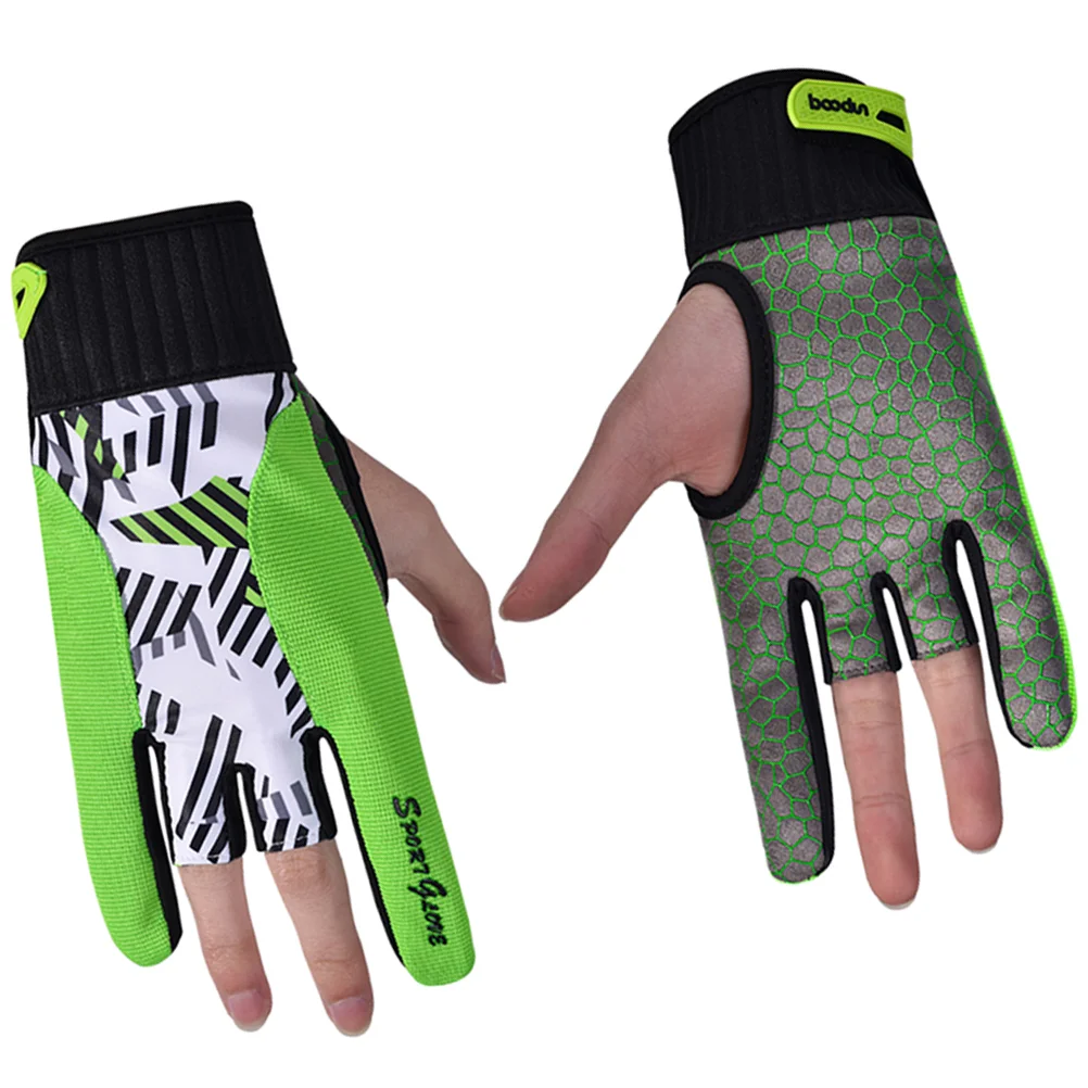of Silicone Bowling Gloves Professional Anti-slip Elastic Breathable Sports Gloves