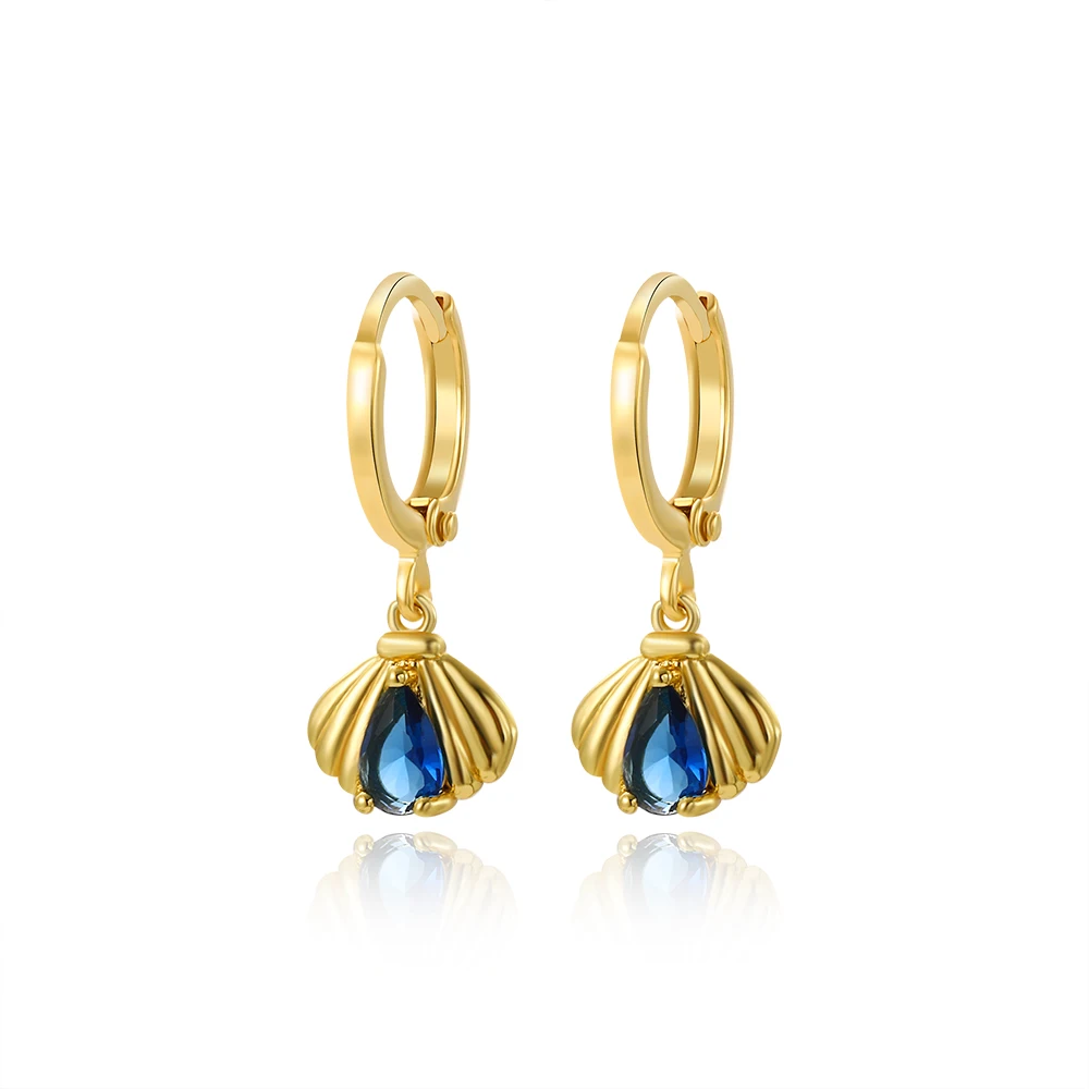 30 Styles Good Quality Fairy Tales Cubic Zirconia Dangle Earrings for Women Girls Gold Color Plated Huggies Jewelry