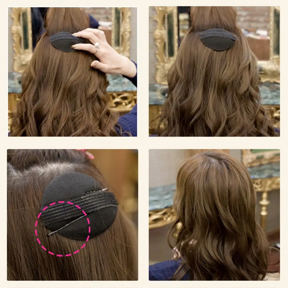 8Pcs/Set Hair Pads Hair Volume Increase Puff Reusable Hair Fluffy Sponge Bump Up Hair Base Styling Insert Tool for Women