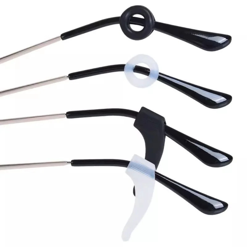 Anti-slip Ear Hook Glasses Leg Ear Sleeve Bracket Fastener Soft Silicone Grip Eyeglasses Accessories Anti-fall Eyewear Holder