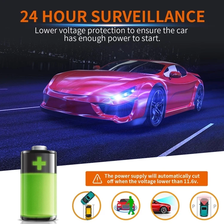 for DDPAI Mini 5 12/24V Type-C USB Car Charger 4M Hard Wire Hardwire Kit for DDPAI Mini 5/ Z40 / Z50 / Mola N3 Pro Dash Cam