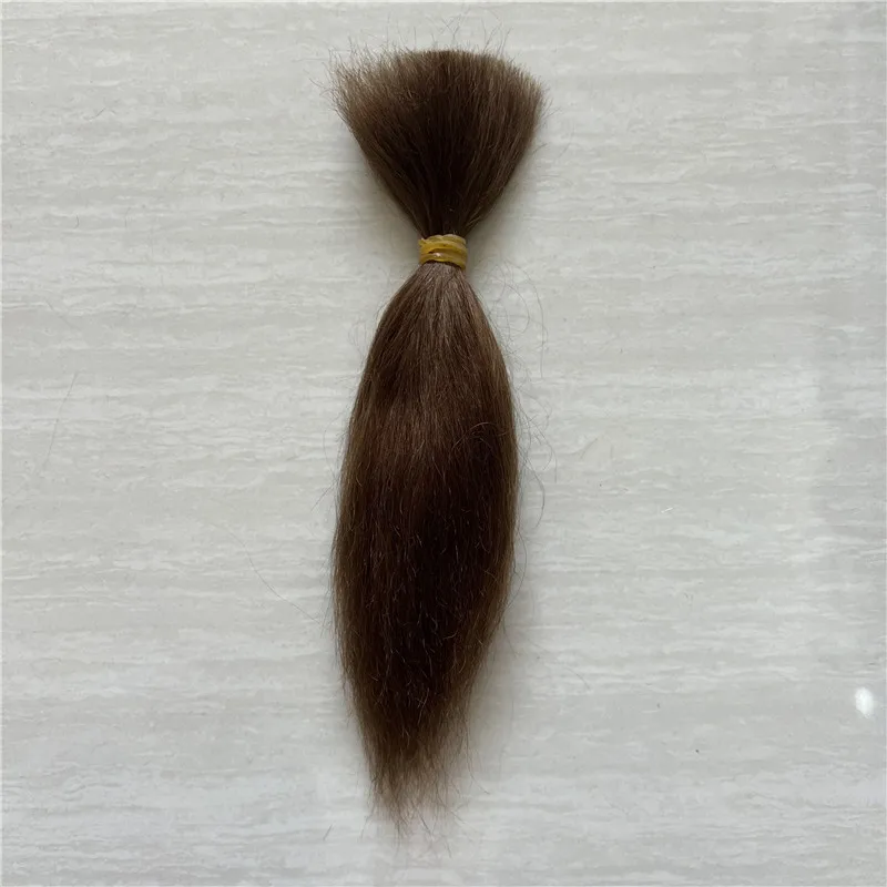 7 Colors Reborn Baby Doll Pure Mohair Dark Brown/ Golden/ White / Black Colors Hand Rooted Mohair for DIY Reborn Baby Doll / Bjd