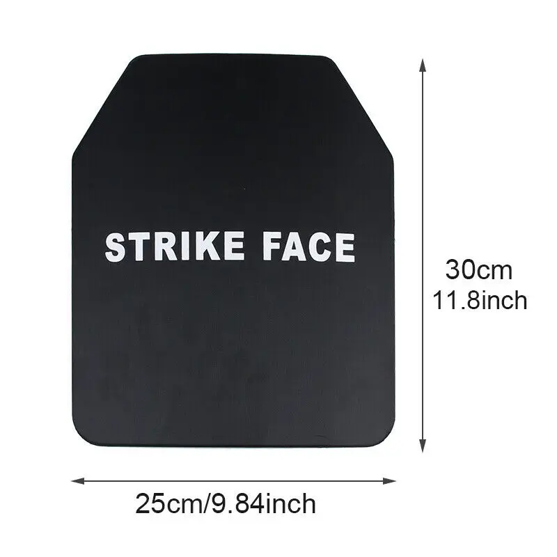 NIJ IIIA Level Anti Bullet Proof Steel Plate Panel For Tactical Safety Vest Ballistic Body Armour Stab-Proof Composite Board