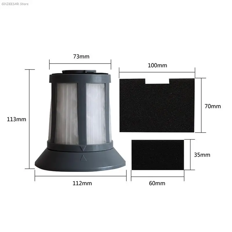 Filter Bomann 9022 CB Clatronic BS 1293 Midea VCA351 MVCC33A5 Robotic Vacuum Cleaner Part For Bluesky BVC16BLP17