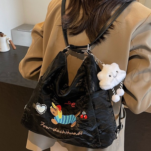 Fashion Classic Bag Designer 10a Top Woman Handbagevening Bags Trendy Lightweight Large Capacity Womens New Fashionable Embroidered Cartoon Multipur