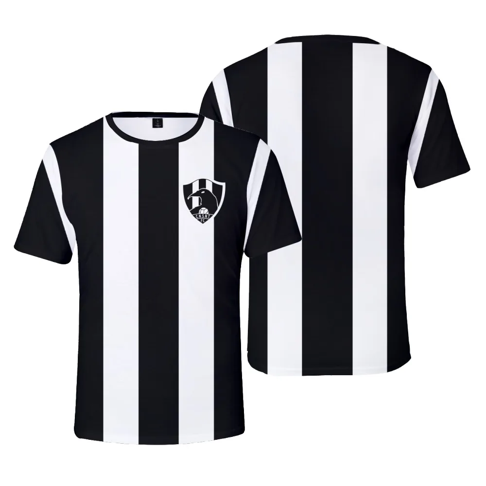 New Men T-shirt New Club of Crows Football Jersey Custom Name Cosplay Club de Cuervos Soccer T-shirt 3d Printing for Men