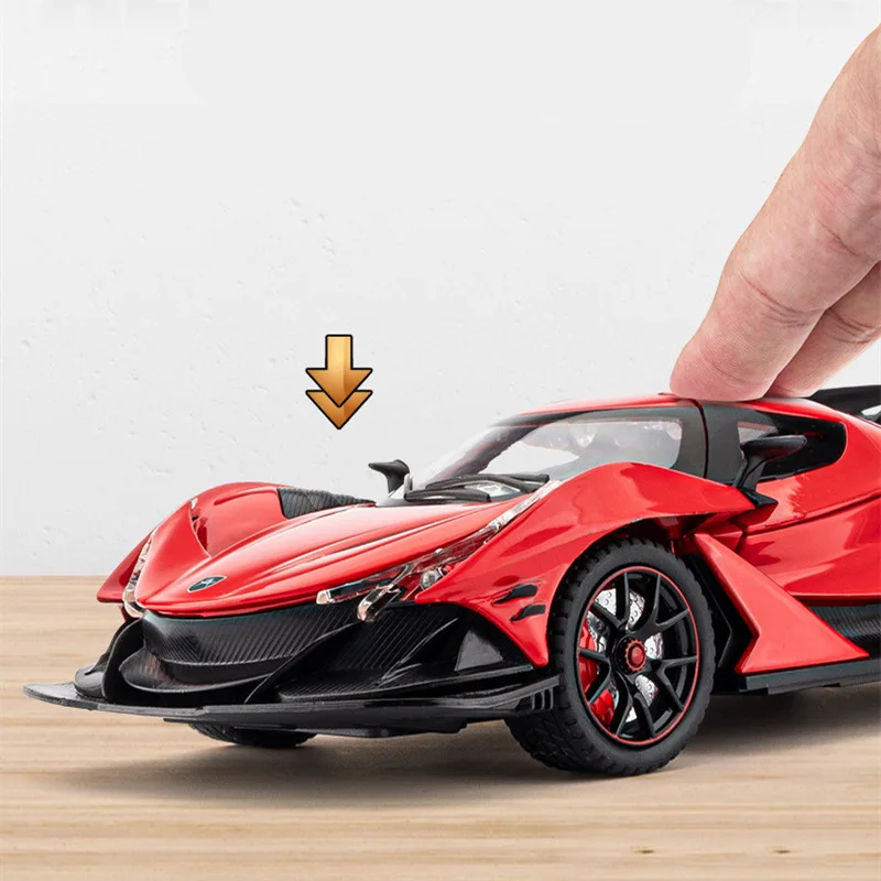 1:24 Apollo IE Alloy Car Diecasts & Toy Vehicles Car Model Sound and light Pull back Car Toys Collectbles For Childrens Gifts