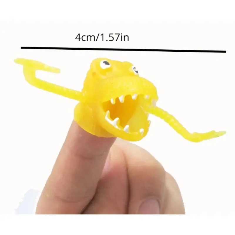Novelty Plastic Dinosaur Fingering Storytelling Mini Fingertip Toy Can Hold A Small Toy For Boys Monster Finger Cool For Kids
