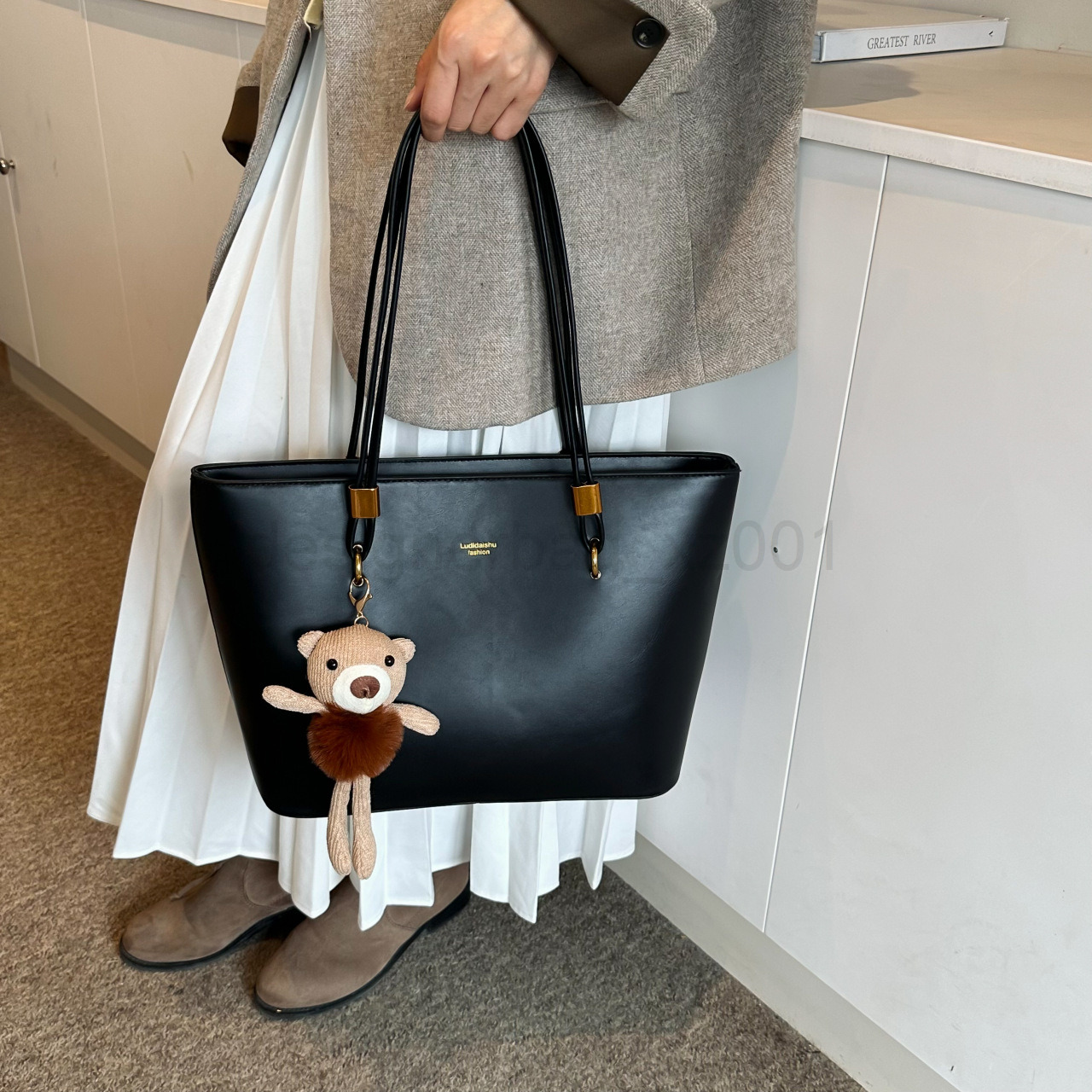 Niki Duncks Tote Bagbag Classic Designer Fashion 10a Top Woman Handbagfashion Canvas Bags Large Capacity for Women New Autumn and Winter Texture Versa